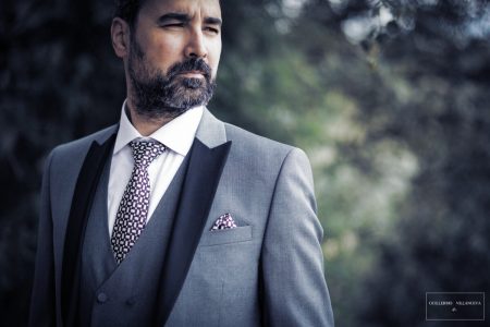 trajes de novio Guillermo Villanueva modelo Zoar
