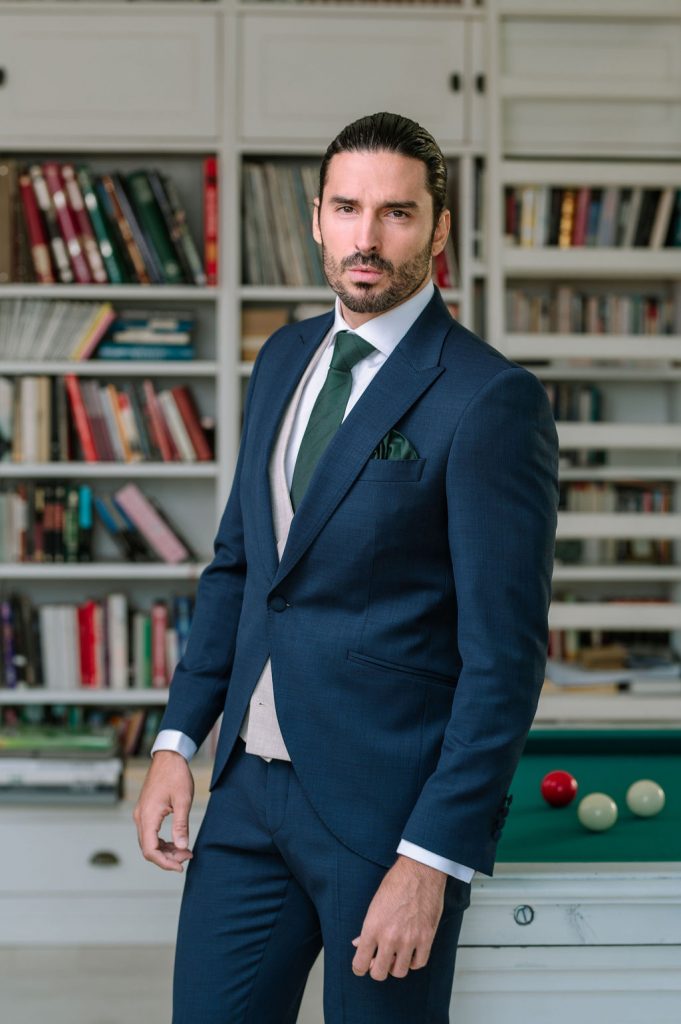 Traje de novio 2026 modelo abel – Guillermo Villanueva