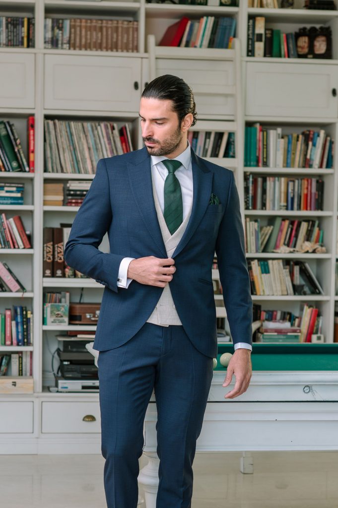 Traje de novio 2026 modelo abel – Guillermo Villanueva