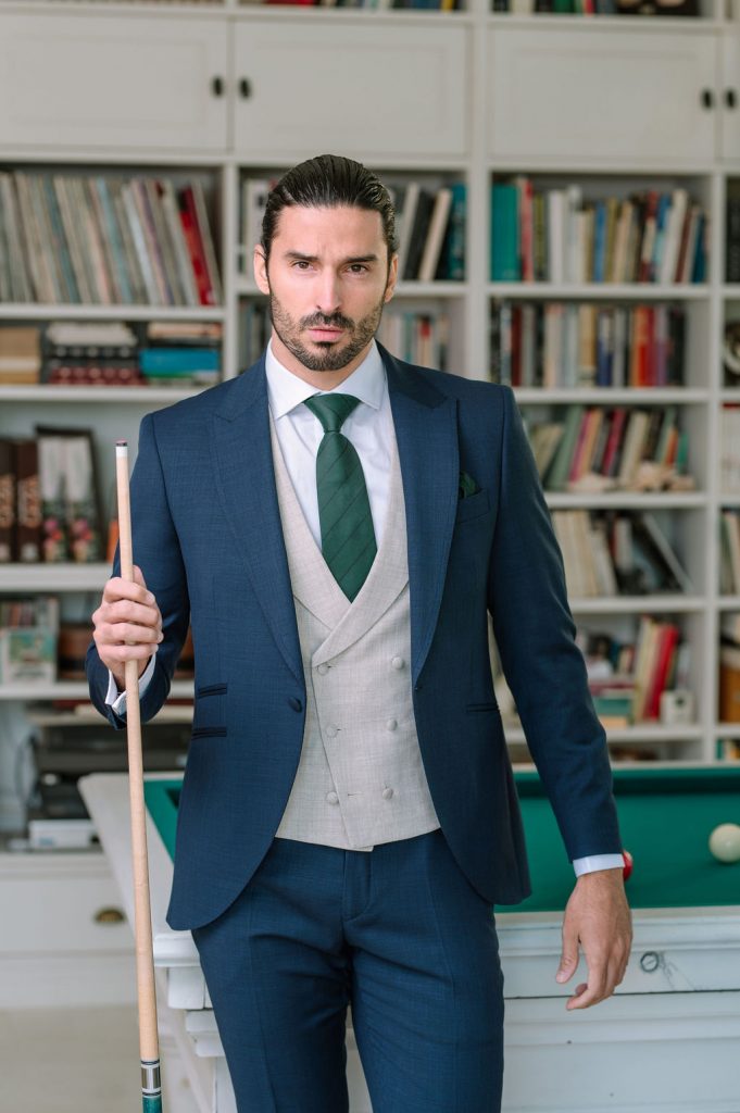 Traje de novio 2026 modelo abel – Guillermo Villanueva