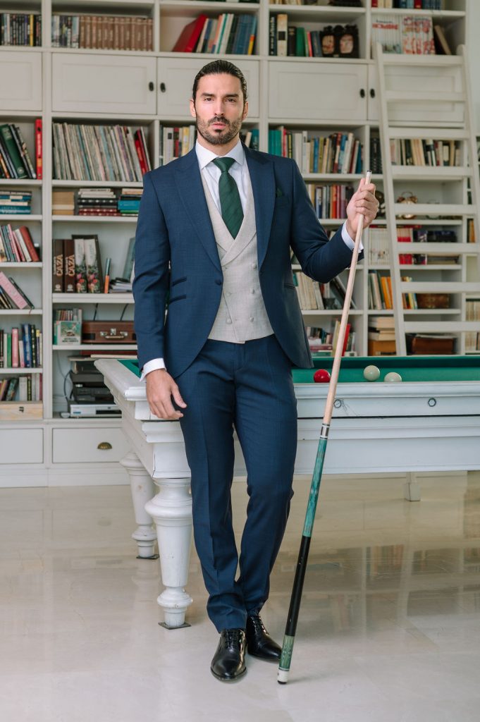 Traje de novio 2026 modelo abel – Guillermo Villanueva