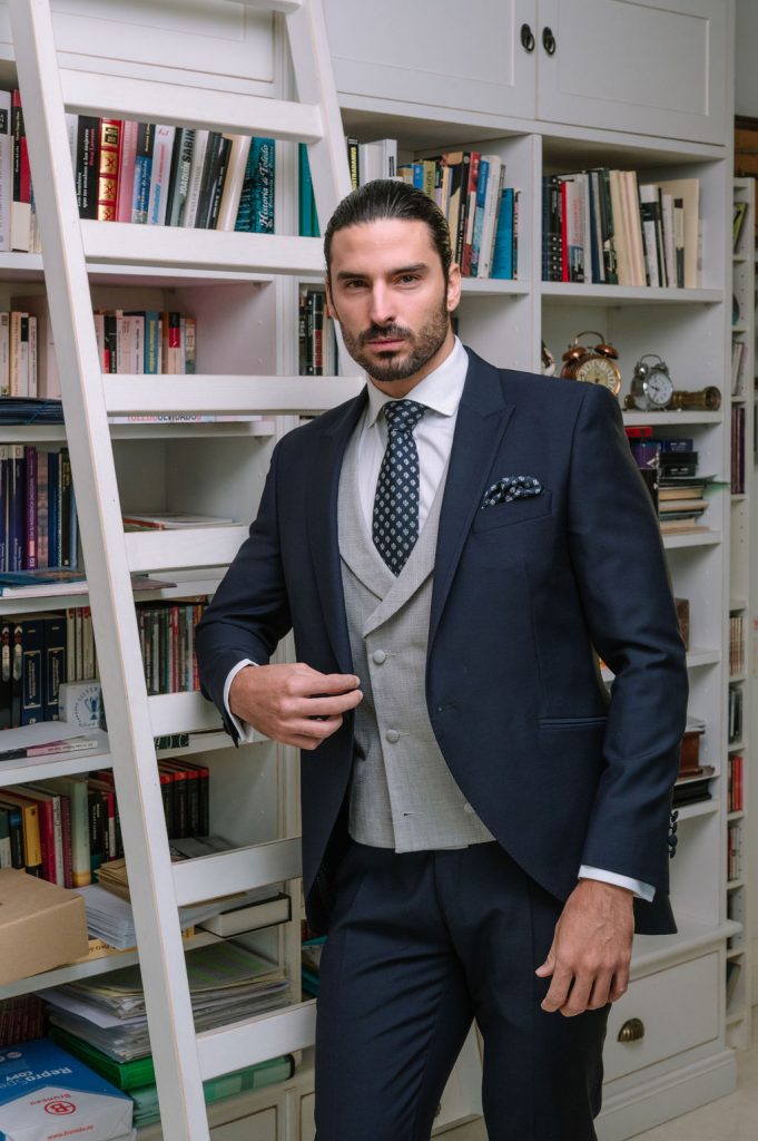 Traje de novio 2026 modelo abel – Guillermo Villanueva